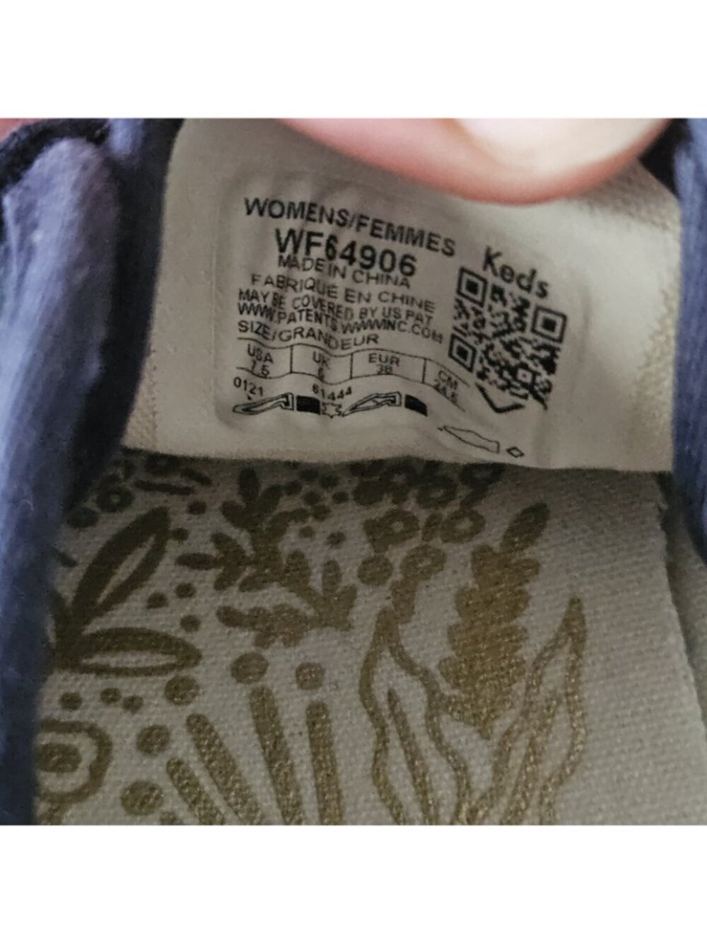 Keds x Rifle Paper Strawberry Fields Triple Kick Platform Sneakers Womens 7.5 - Picture 6 of 7